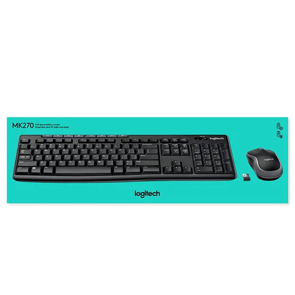 MK270 Wireless Keyboard and Mouse Combo