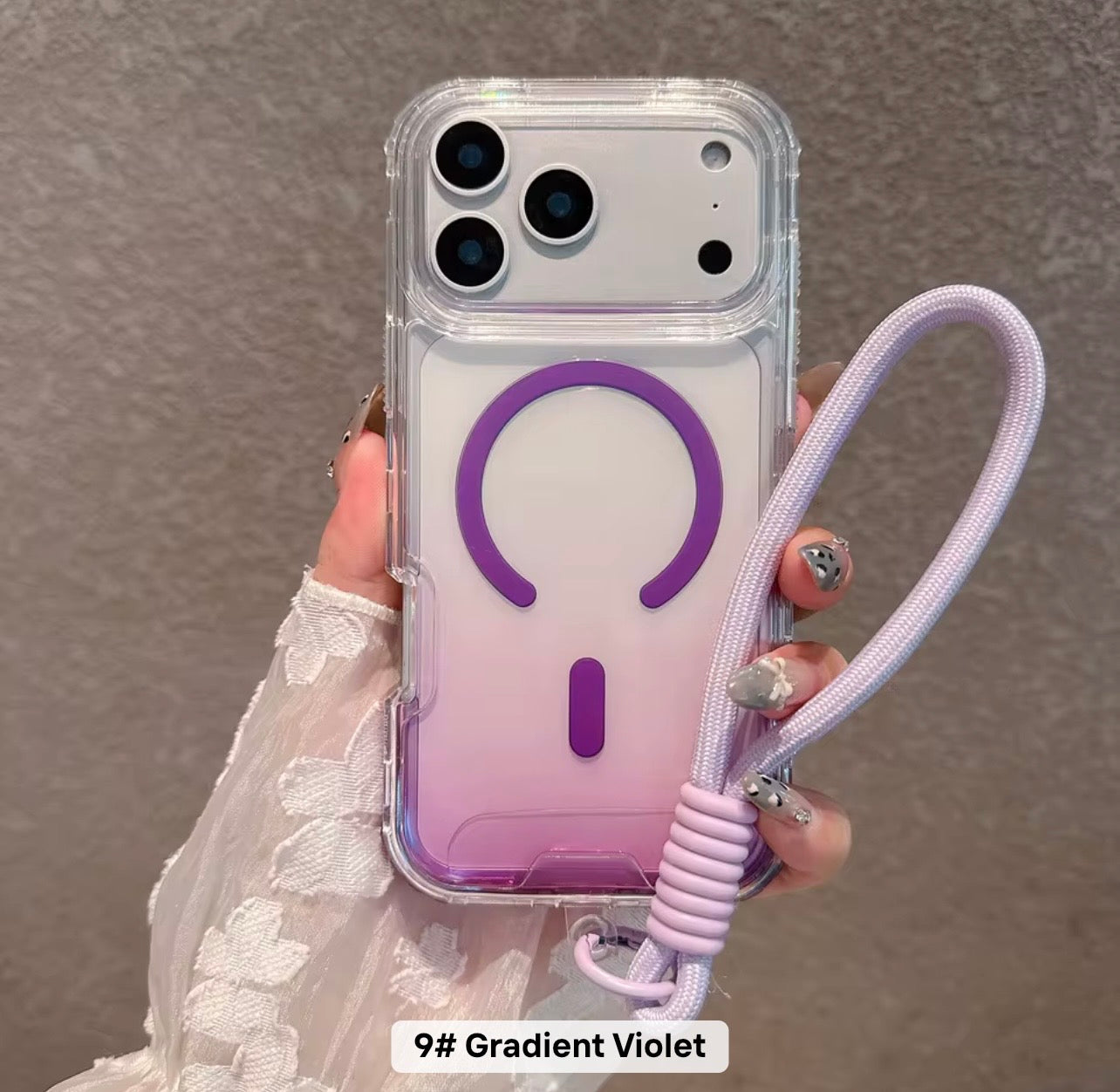 Magnetic Colourful 3 in 1 Phone Cases for iphone 17, 16, 15 series Heavy Duty Shockproof