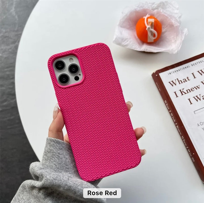 Woven knitted iPhone case