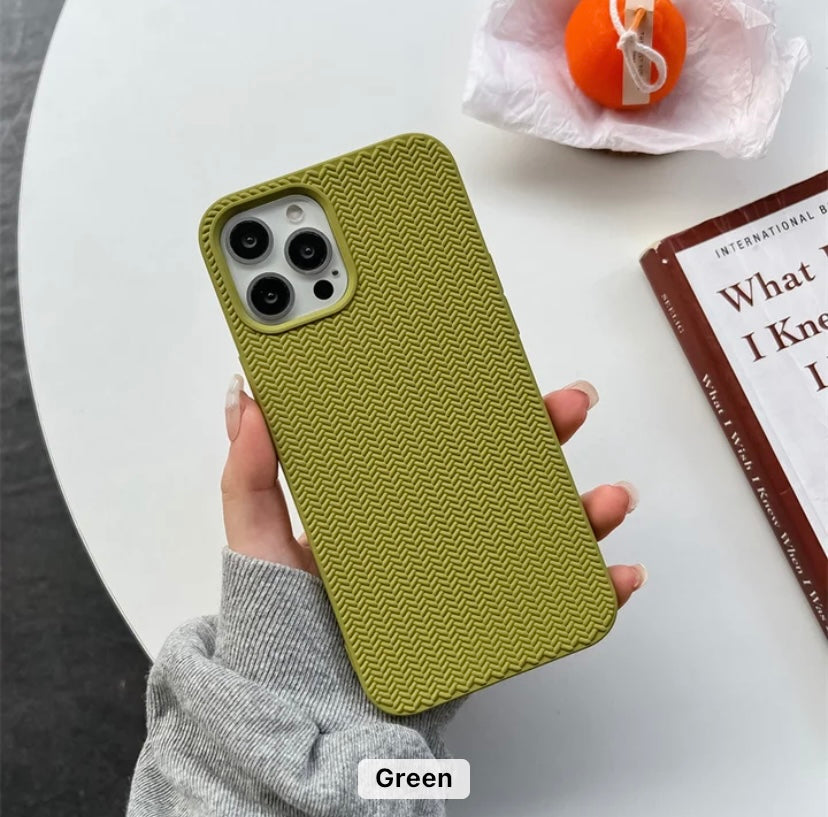 Woven knitted iPhone case