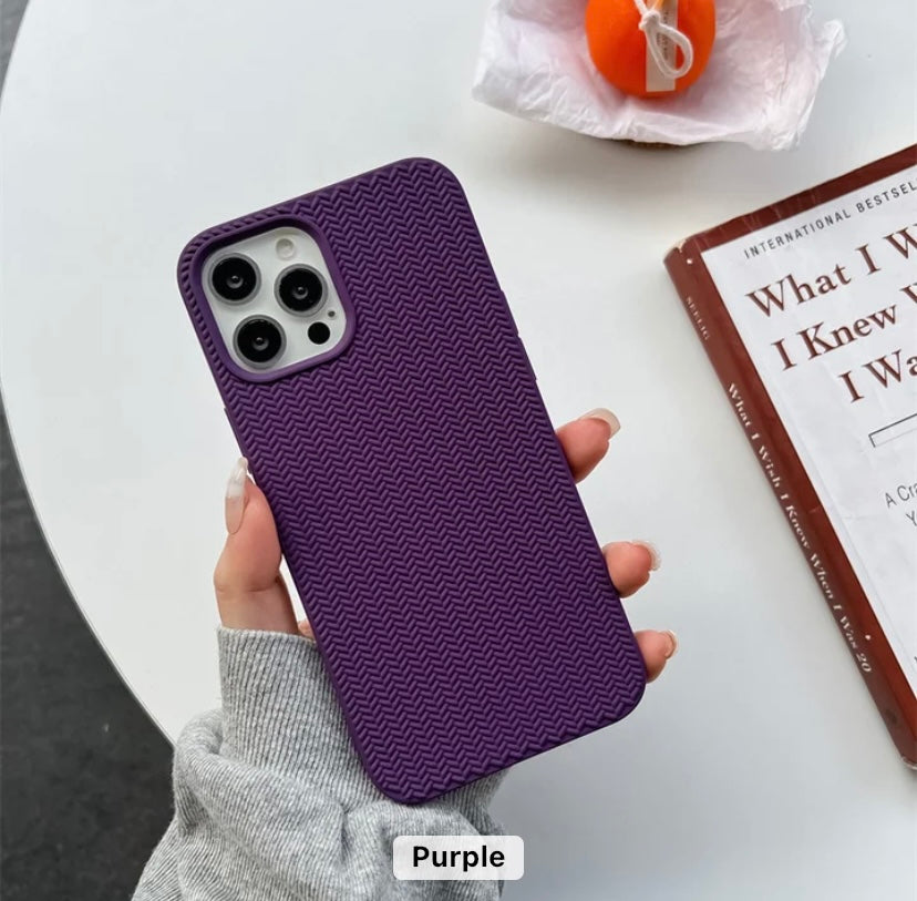 Woven knitted iPhone case