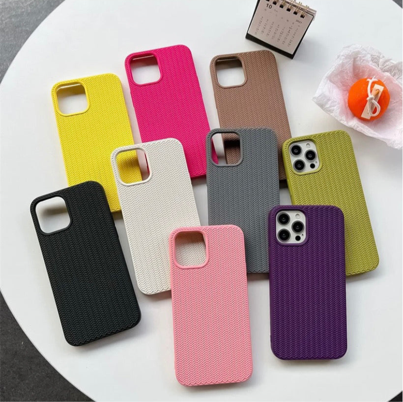 Woven knitted iPhone case