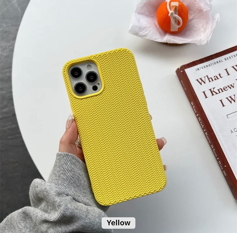 Woven knitted iPhone case